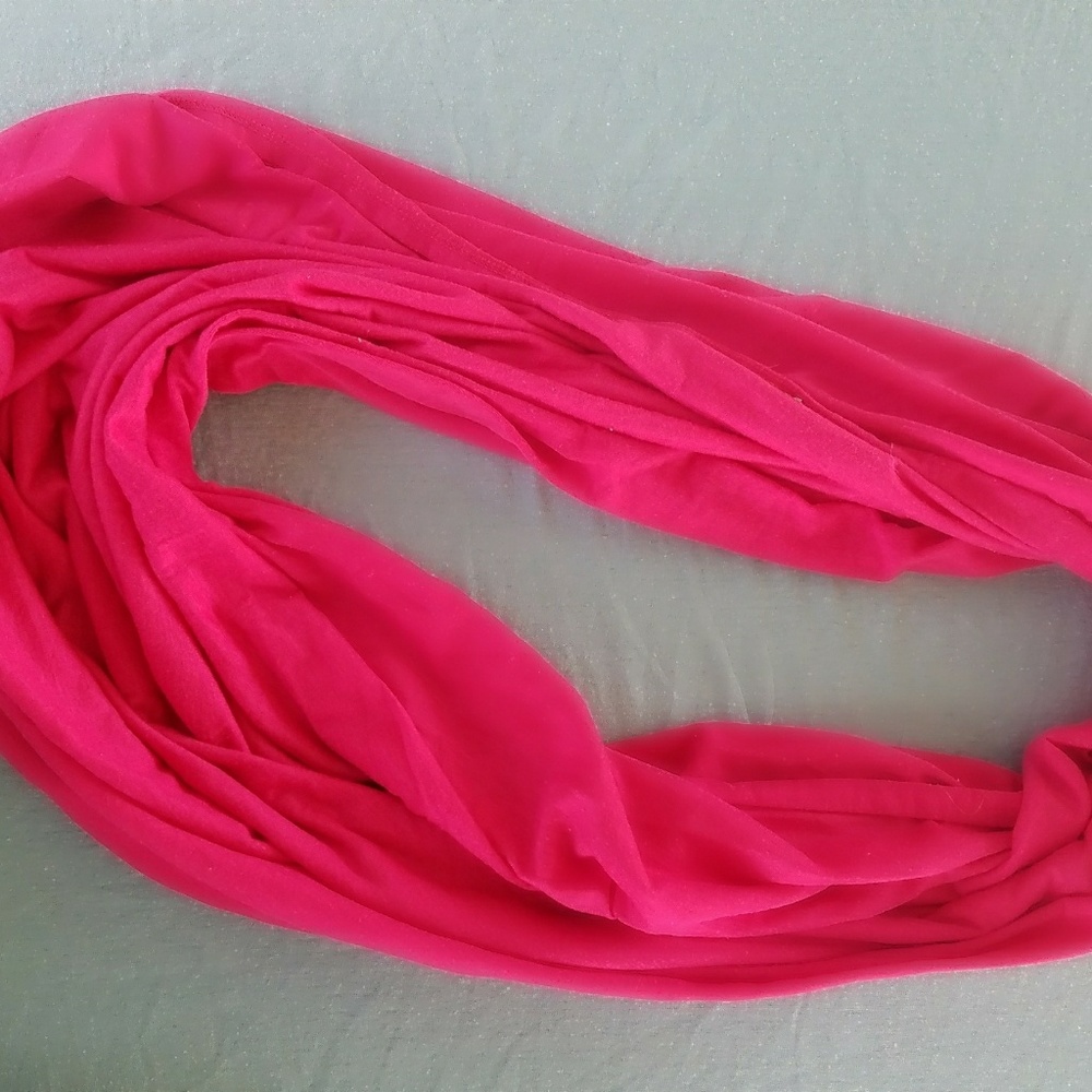 Women's Hot Pink Infinity Scarf